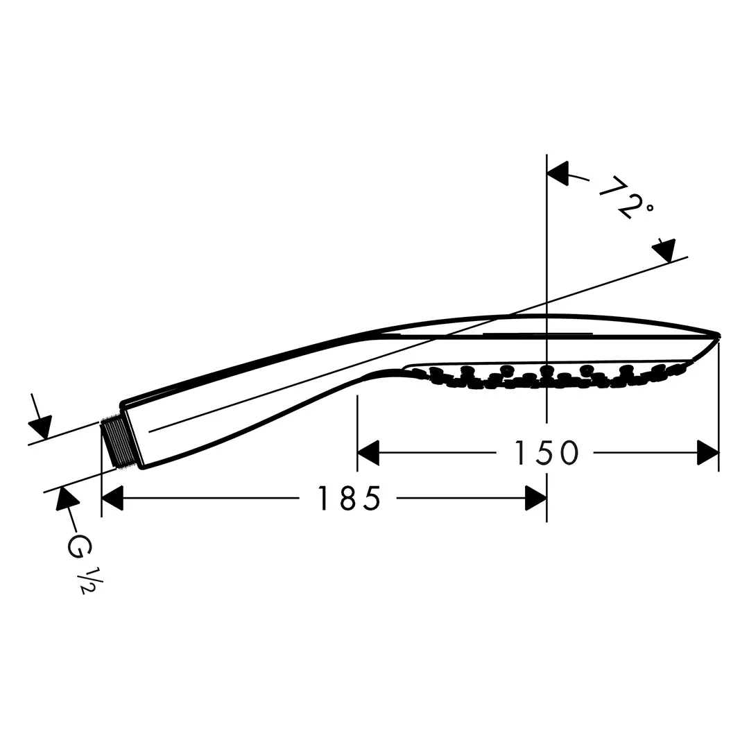 Hansgrohe Handbrause Raindance Select E 150 Hansgrohe Handbrause Raindance Select E 150