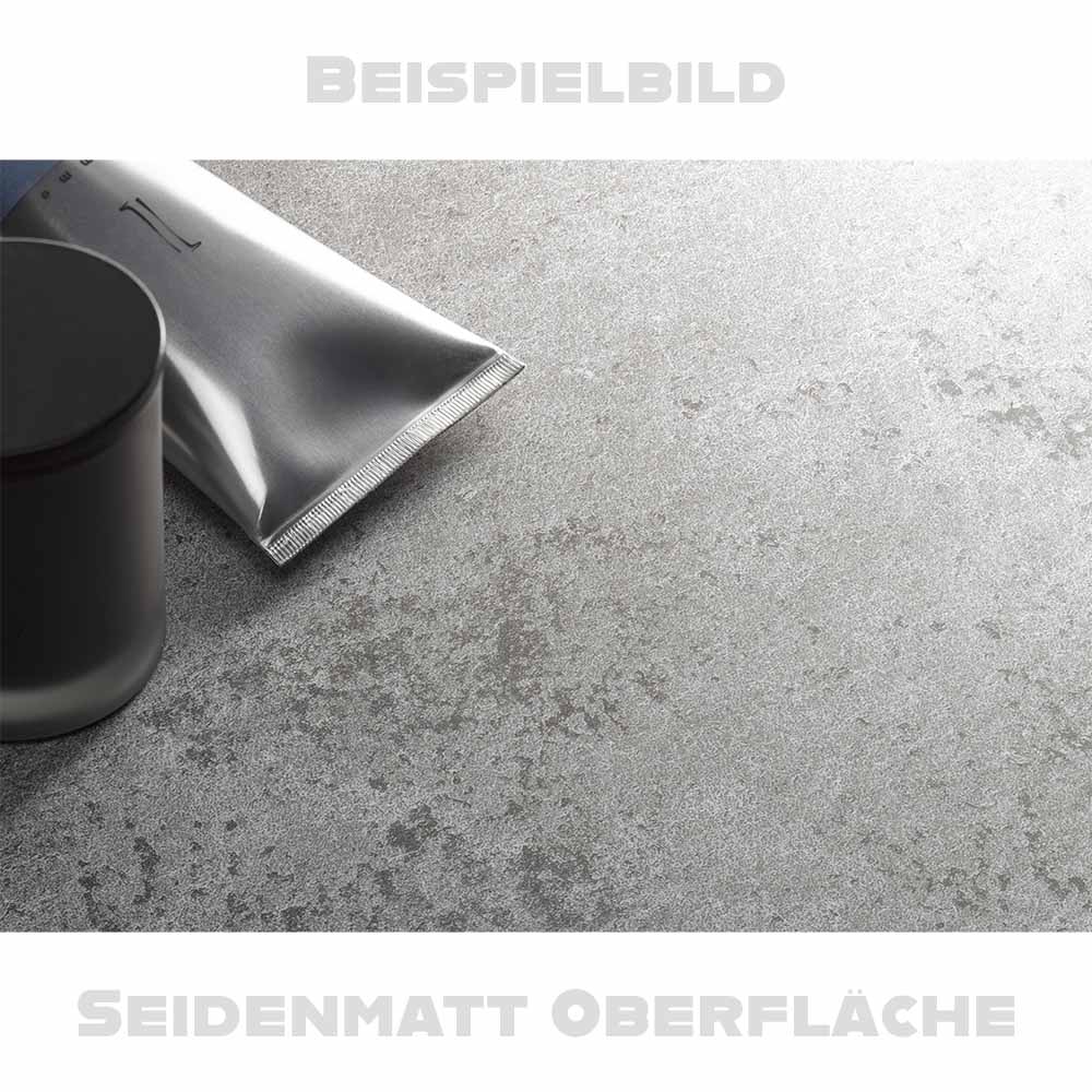 HSK RenoDeco Wandverkleidung | Designplatten | Seidenmatt-Oberfläche 150 x 255 cm Feinstein, Aschgrau (802)