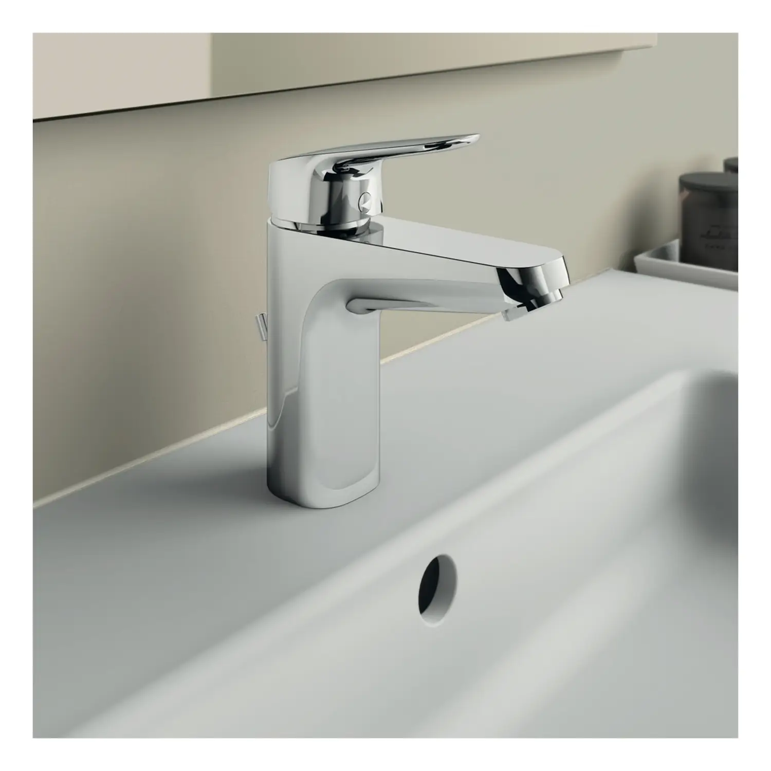 Ideal Standard Waschtischarmatur Caraflex mit Ablaufgarnitur