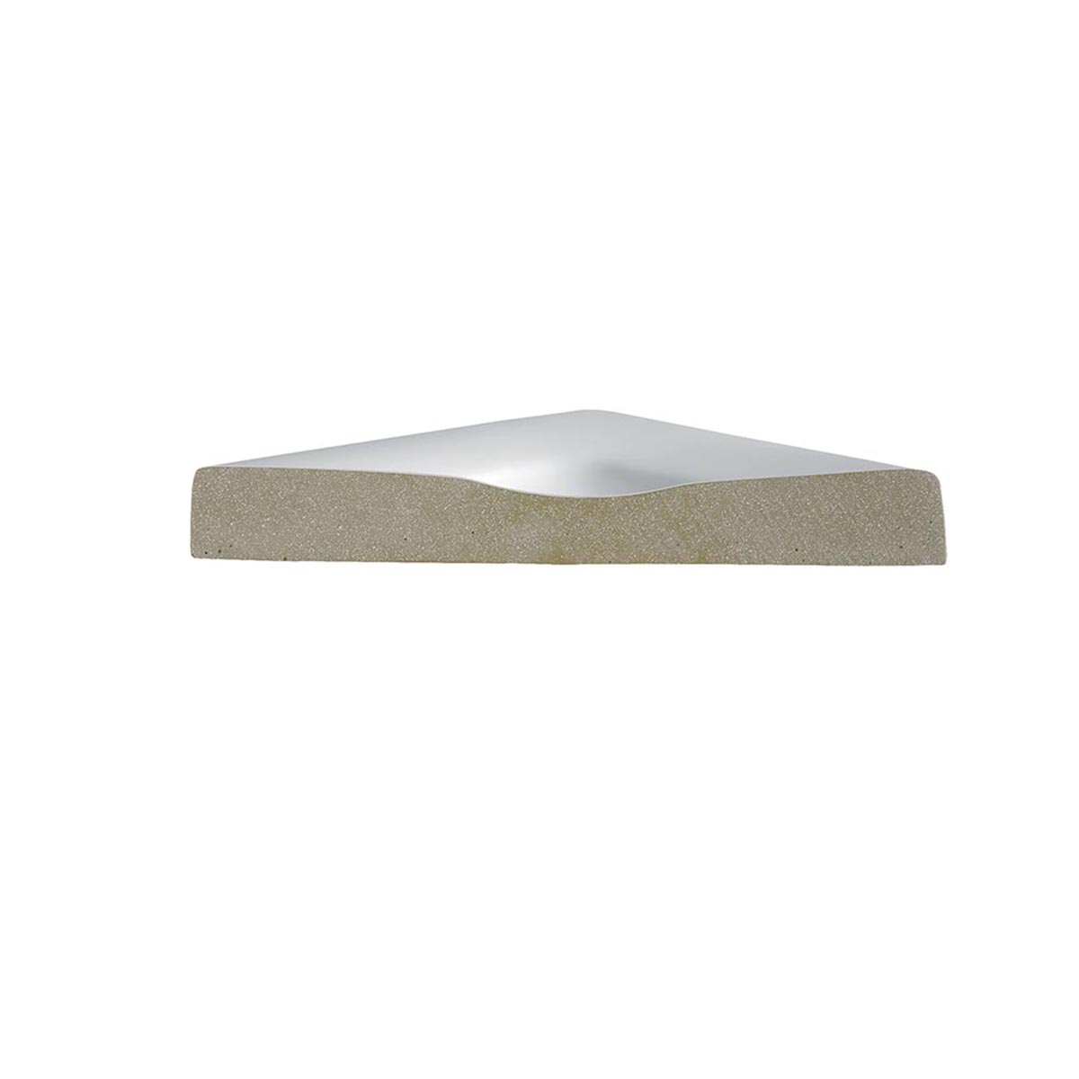 HSK Marmor-Polymer Quadrat Duschwanne superflach-Weiß-90 x 90 cm-ohne AntiSlip-Beschichtung-ohne Aquaproof-Dichtset