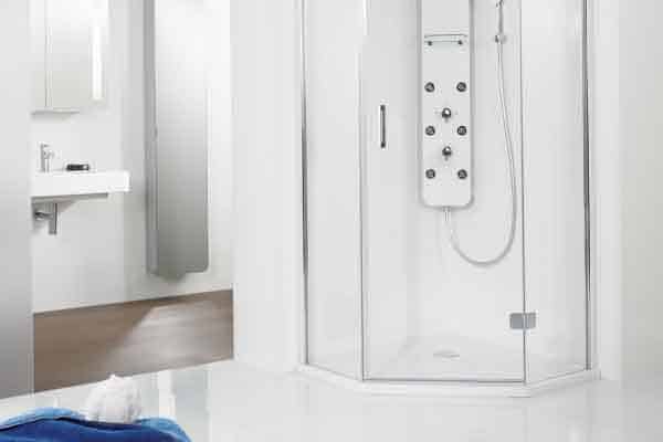 Fünfeck-Duschwannen Fünfeck-Duschwannen