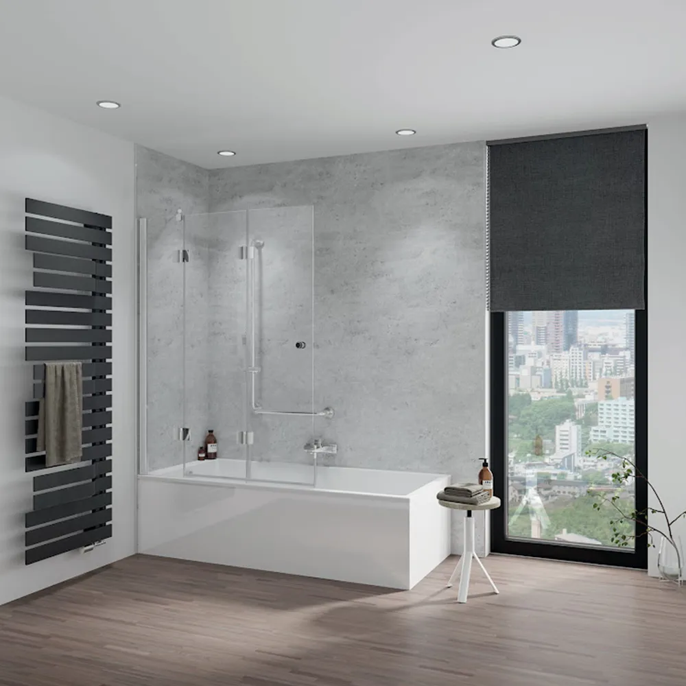 HSK Aperto drehfalttür Badewannenaufsatz 100cm pendelbar an Nebenteil 3tlg Rechtsanschlag-Linea 02-Schwarz-matt HSK Aperto drehfalttür Badewannenaufsatz 100cm pendelbar an Nebenteil 3tlg Rechtsanschlag-Linea 02-Schwarz-matt