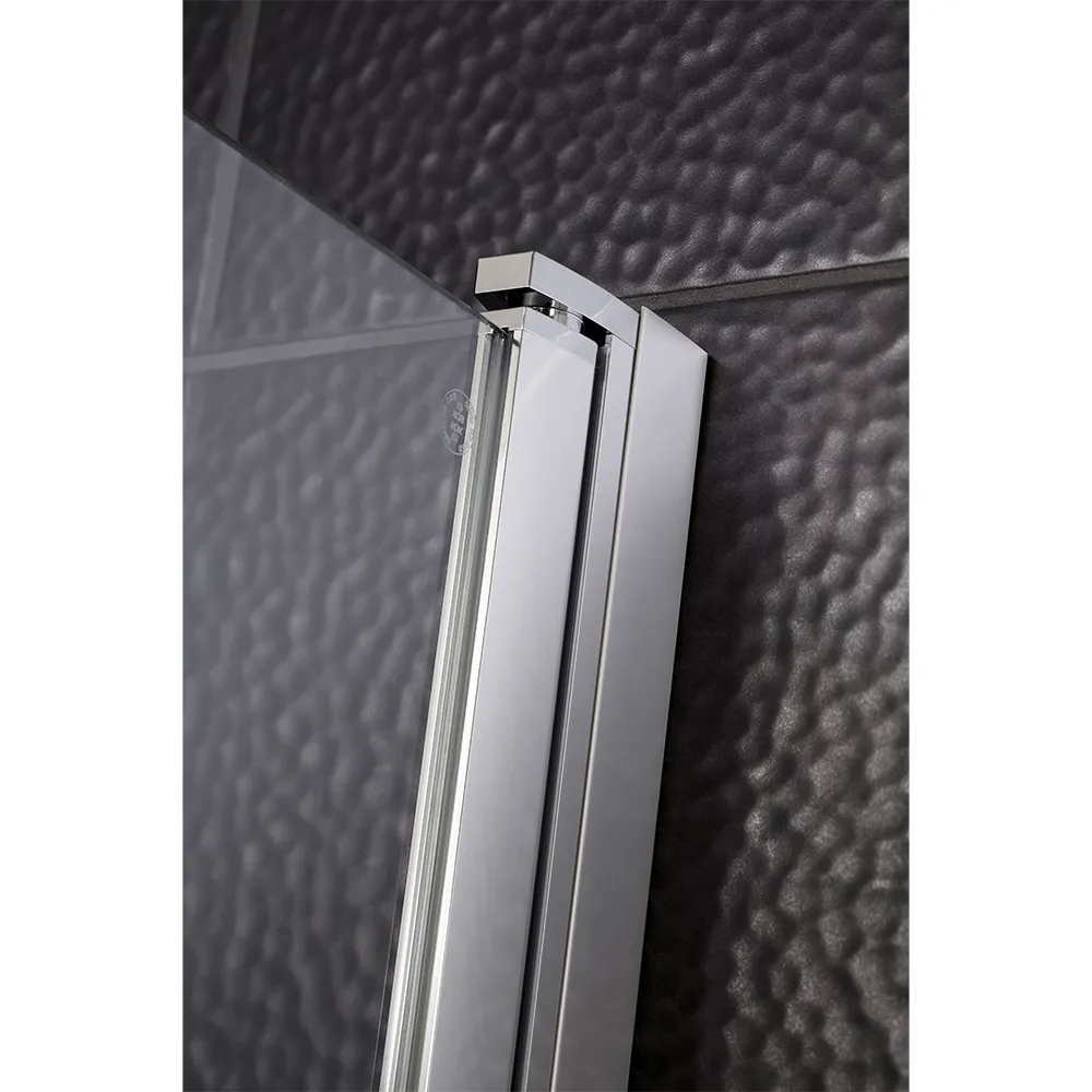 HSK Favorit Nova Drehtür Pendeltür für Nische 75x195cm Alu Silber-matt-Linea 01-Linksanschlag