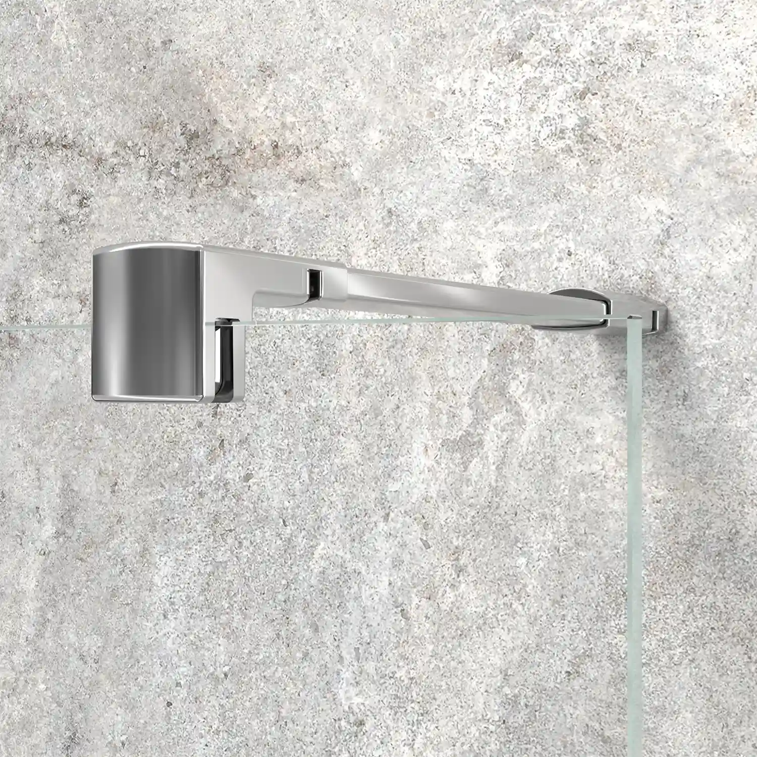 HSK Aperto PRO Pendeltür Nische-Breite 120cm-RA-TwinSeal-Bodennebel-Chrom-Optik