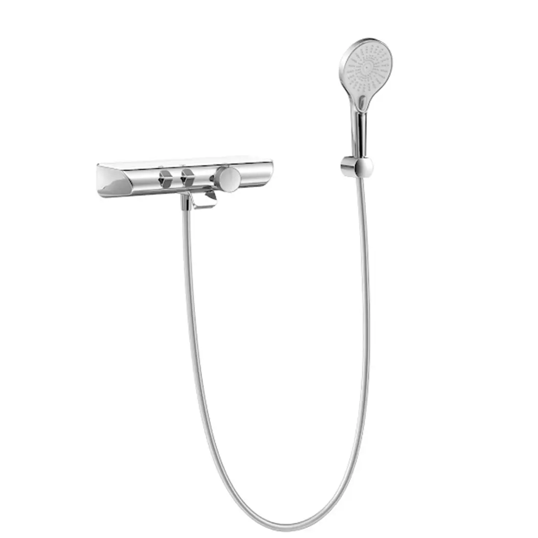 HSK Komplett-Set 1.40 AquaXPro mit Sicherheitsthermostat Gunmetal-Gebürstet