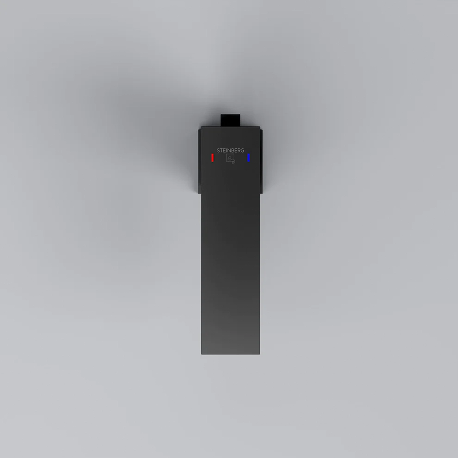 Steinberg Serie 160 Waschtisch Einhebelmischer mit Ablaufgarnitur Schwarz