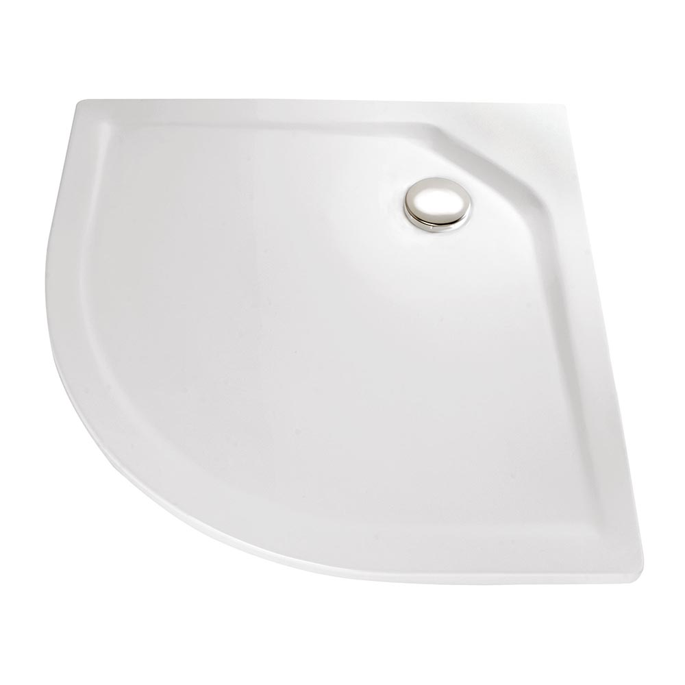 HSK Acryl Viertelkreis Duschwanne - Superflach 80 x 80 cm-manhattan- HSK Acryl Viertelkreis Duschwanne - Superflach 80 x 80 cm-manhattan-