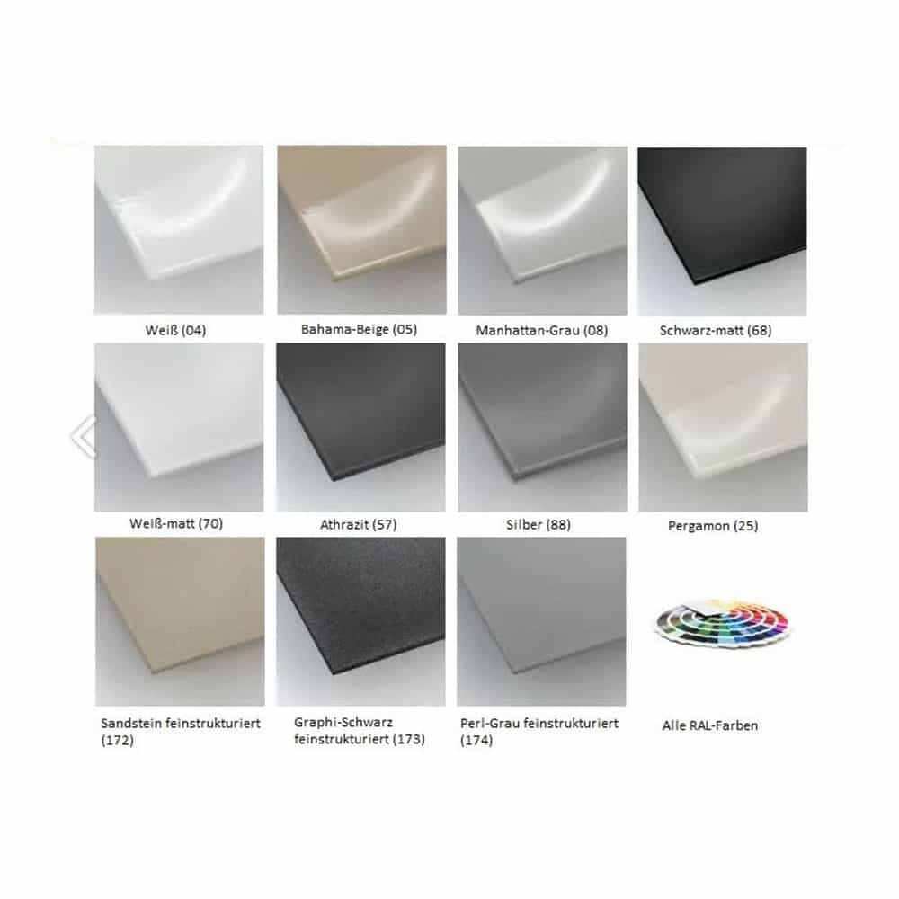 HSK Line Round Badheizkörper gebogen Mittelanschluss alle Größen weiß-matt-1775 x 500 mm HSK Line Round Badheizkörper gebogen Mittelanschluss alle Größen weiß-matt-1775 x 500 mm