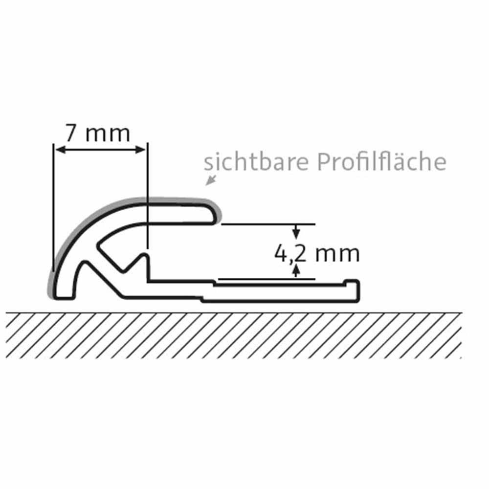 HSK Wandverkleidungssystem RenoDeco - Abschlussprofil - rund HSK Wandverkleidungssystem RenoDeco - Abschlussprofil - rund