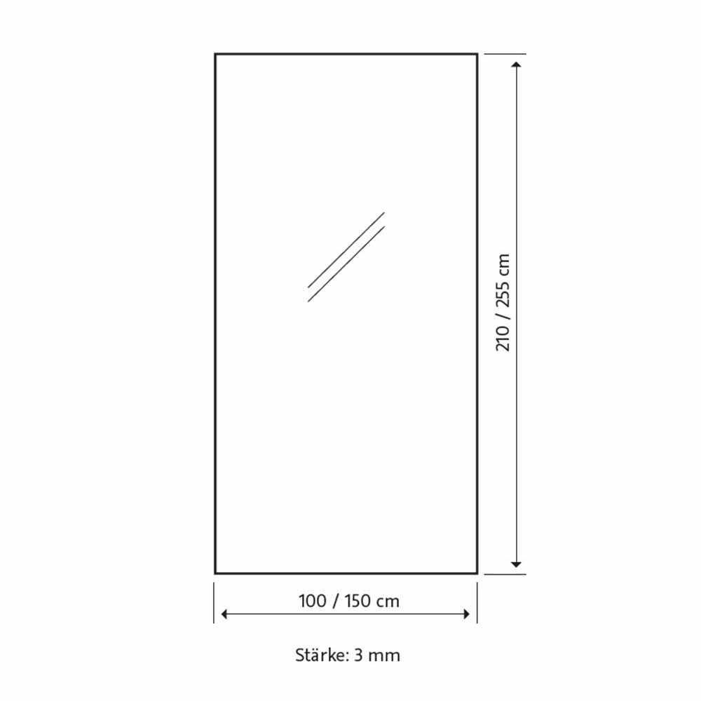 HSK RenoDeco Wandverkleidung | Designplatten | Seidenmatt-Oberfläche HSK RenoDeco Wandverkleidung | Designplatten | Seidenmatt-Oberfläche 100 x 255 cm-Feinstein, Vertino-Beige (851)