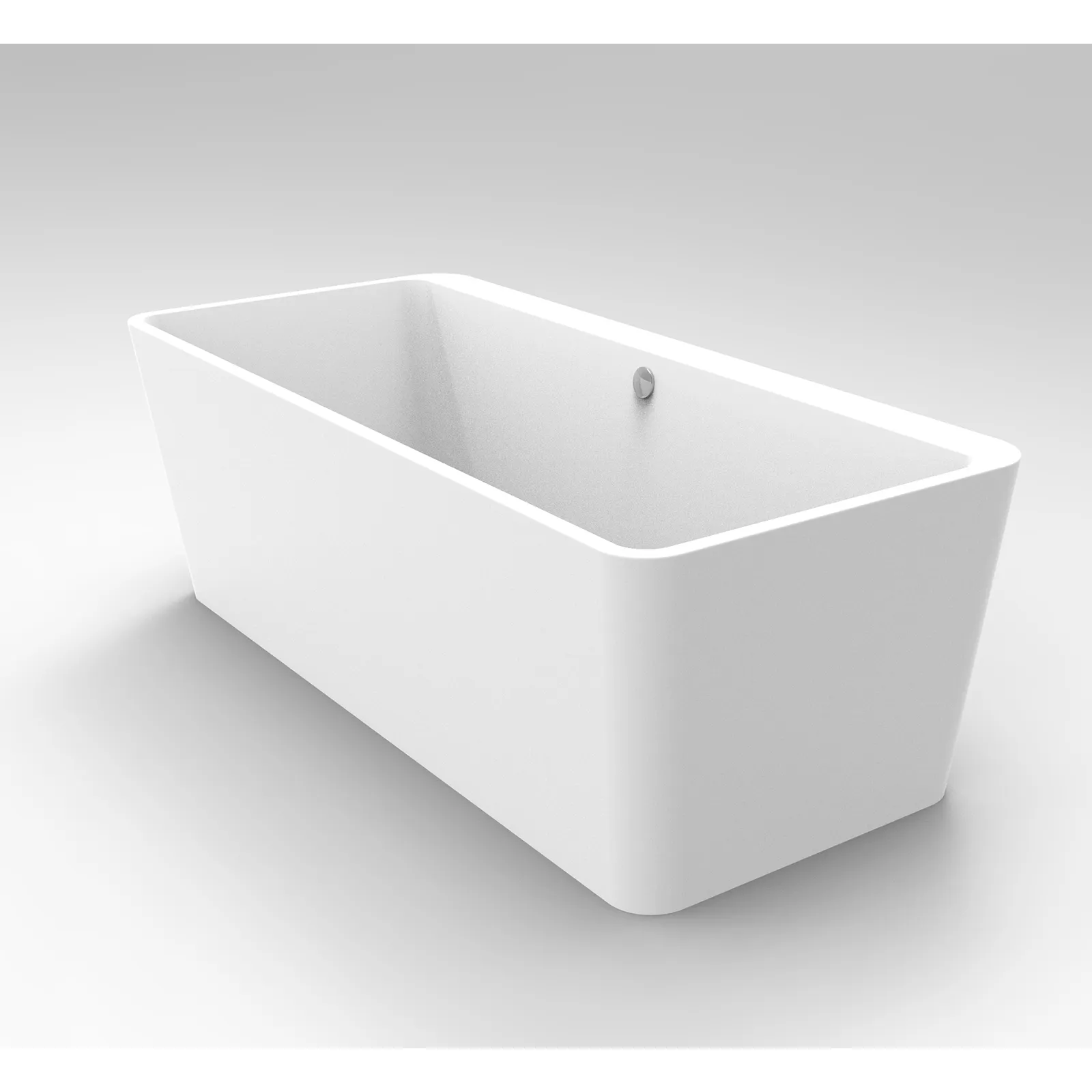 Schröder Tiber Fine F 180 Freistehende Badewanne 178,5 x 75,5 x 46cm