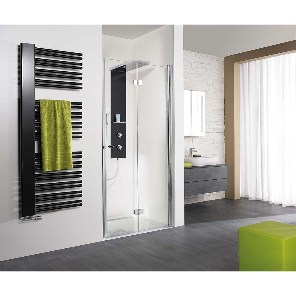 HSK Exklusic Drehfalttür Pendelbar-RA-75x200 HSK Exklusic Drehfalttür Pendelbar-RA-90x200 Carre-Pergamon-mit Edelglasbeschichtung