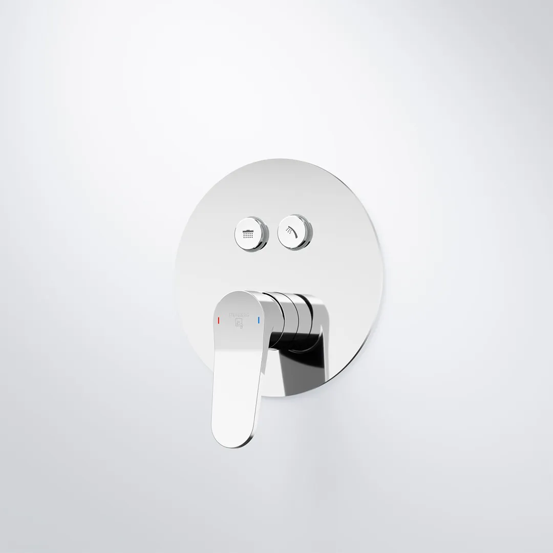 Steinberg Serie 340 Wannen-Brause-Armatur Chrom Steinberg Serie 340 Wannen-Brause-Armatur Chrom