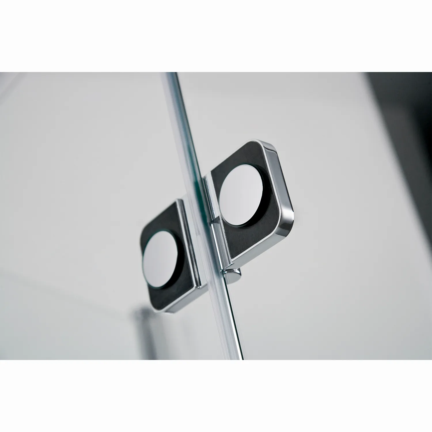 HSK Exklusiv 2.0 Duschkabine 4 tlg. 140x140cm-Schwarz-matt-Bodennebel-mit TwinSealBeschichtung