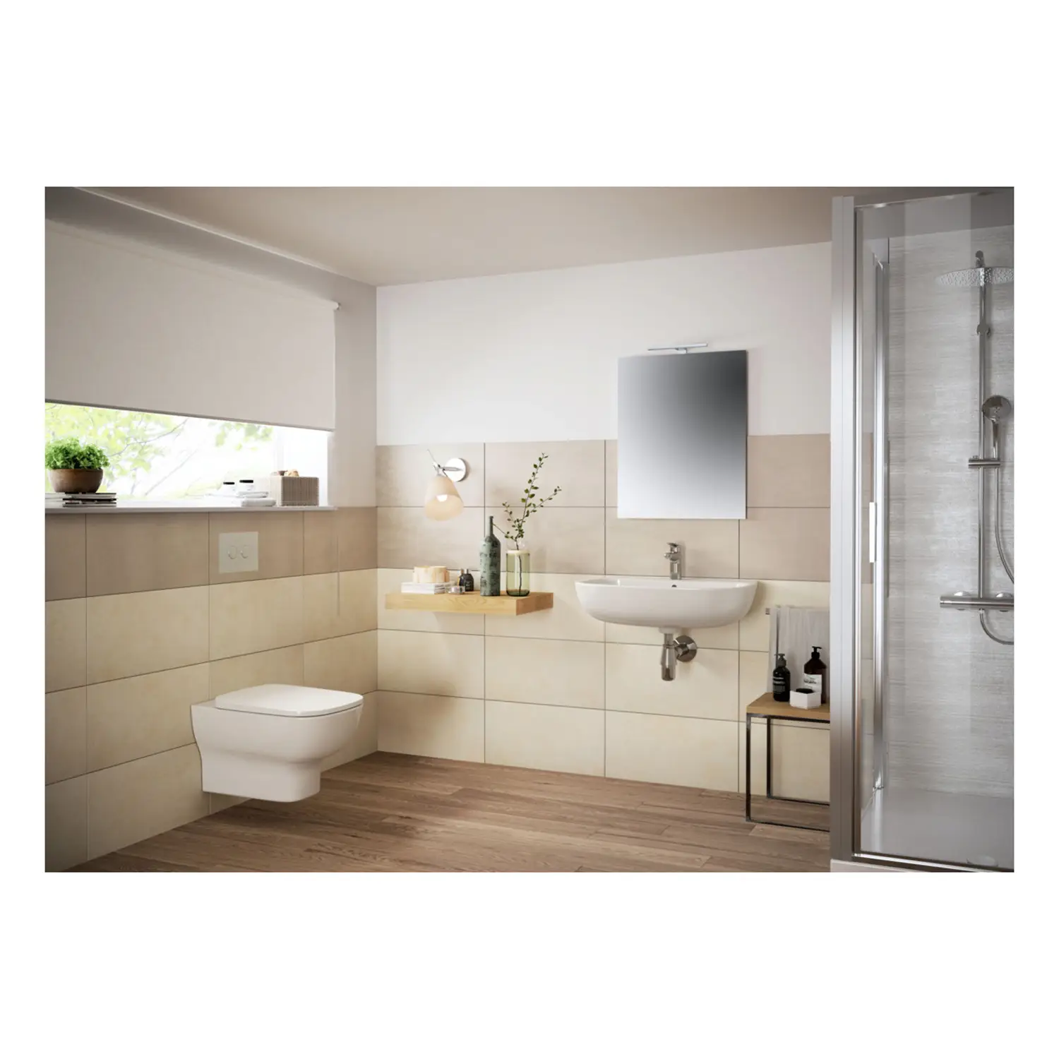 Ideal Standard Waschtischarmatur Caraflex mit Ablaufgarnitur