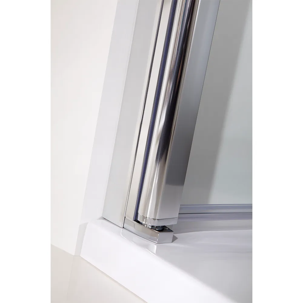 HSK Favorit Nova Drehtür Pendeltür für Nische 75x195cm Alu Silber-matt-Linea 01-Linksanschlag