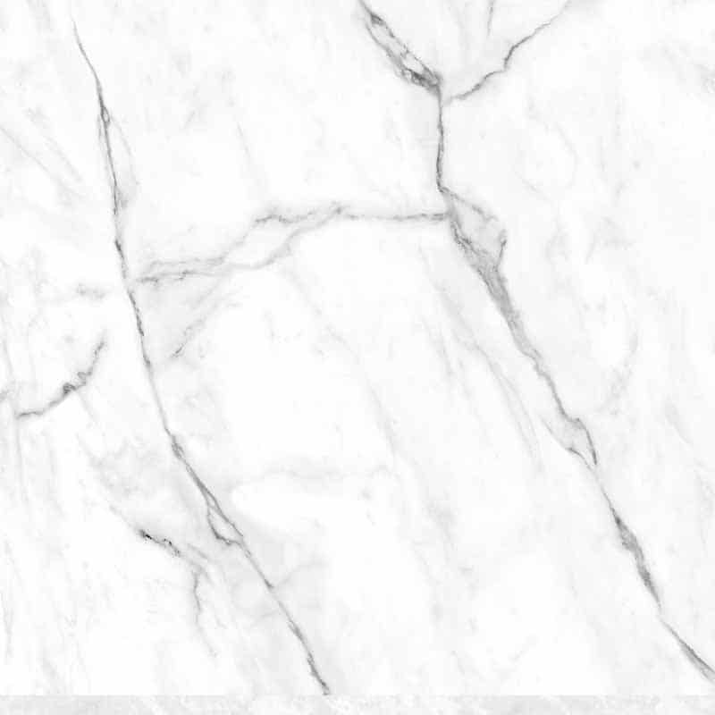 HSK RenoDeco Wandverkleidung | Designplatten | Hochglanz-Oberfläche 150 x 255 cm Marmor, Carrara-Weiß (783)