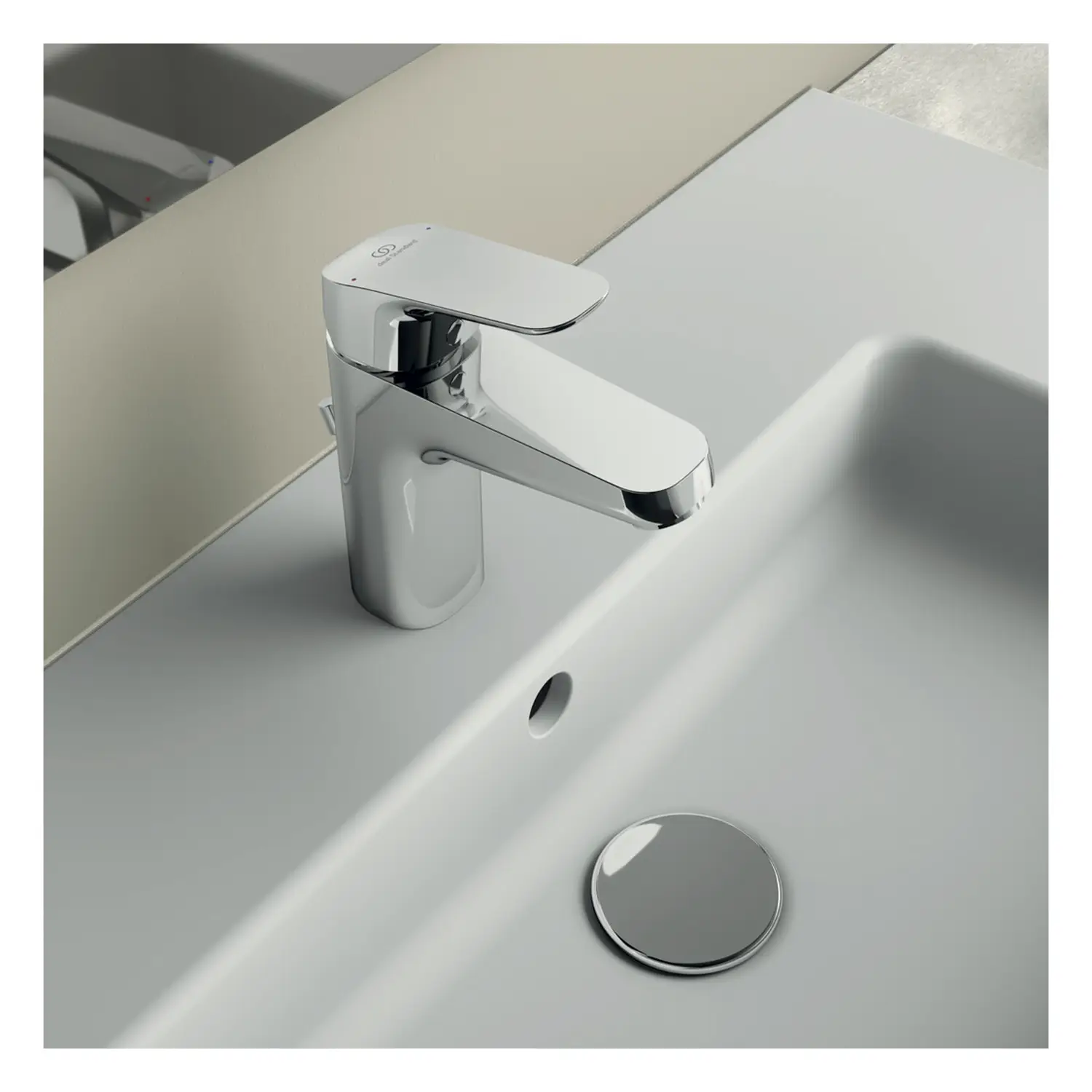 Ideal Standard Waschtischarmatur Caraflex mit Ablaufgarnitur