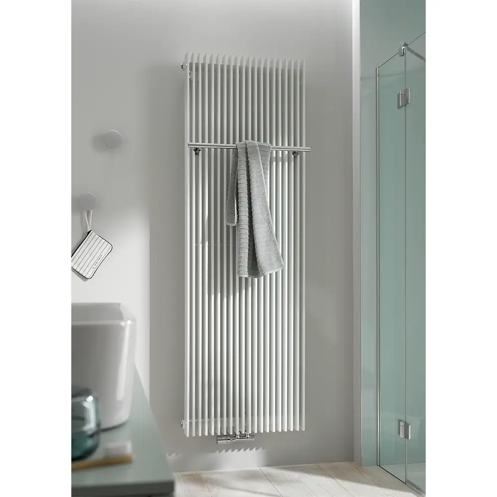 HSK Sky Vertikal Design Rippen Heizkörper 1800 x 415 mm-weiß-matt