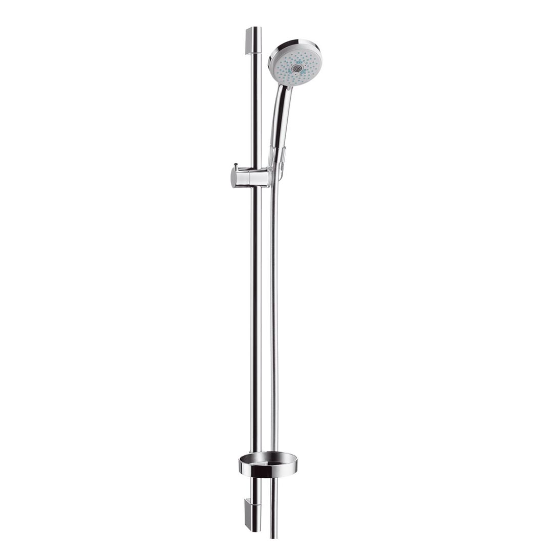 hansgrohe Brausenset Croma 100 Multi UnicaC 900mm chrom mit Cassetta Seifenschale