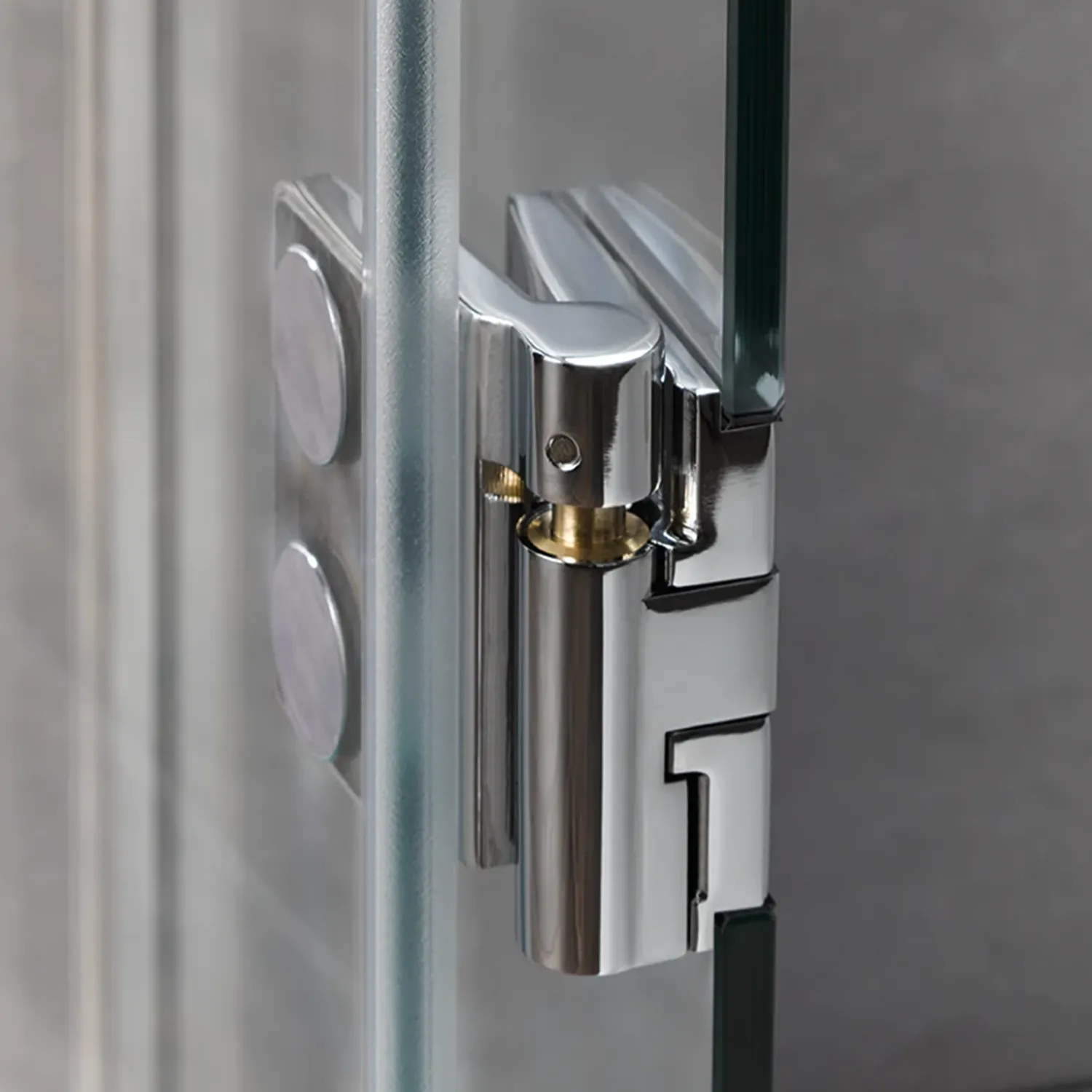HSK Aperto PRO Pendeltür Nische-Breite 120cm-RA-TwinSeal-Bodennebel-Gunmetal gebürstet