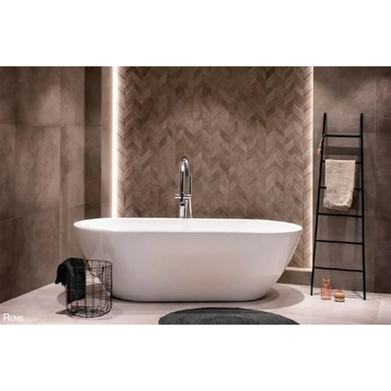 CSW Freistehende Badewanne Hanko 189x89,5x62cm