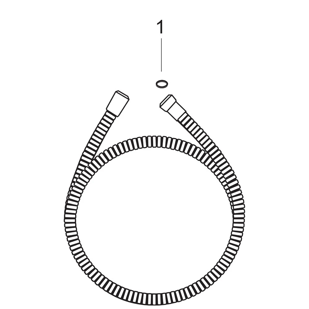 hansgrohe Brausenschlauch Metaflex C 1600mm hansgrohe Brausenschlauch Metaflex C 1600mm