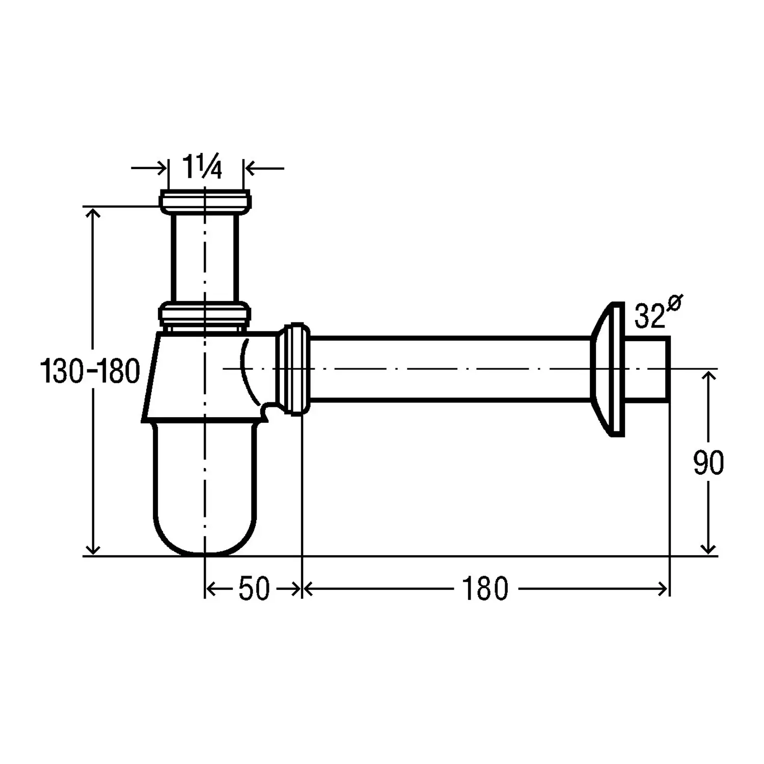 Viega Flaschengeruchverschluss 5753