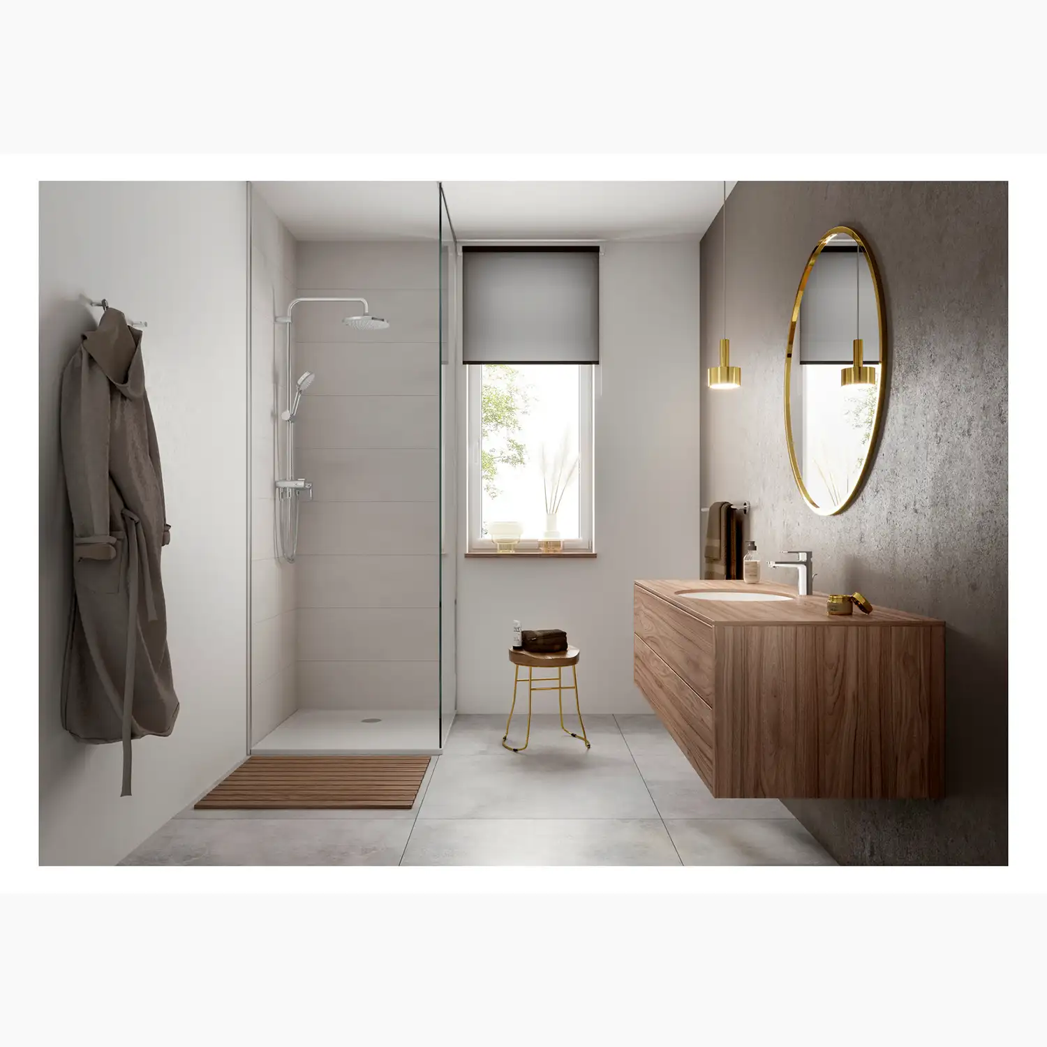 Hansgrohe Vernis Blend 100 Waschtischarmatur Chrom mit Ablaufgarnitur