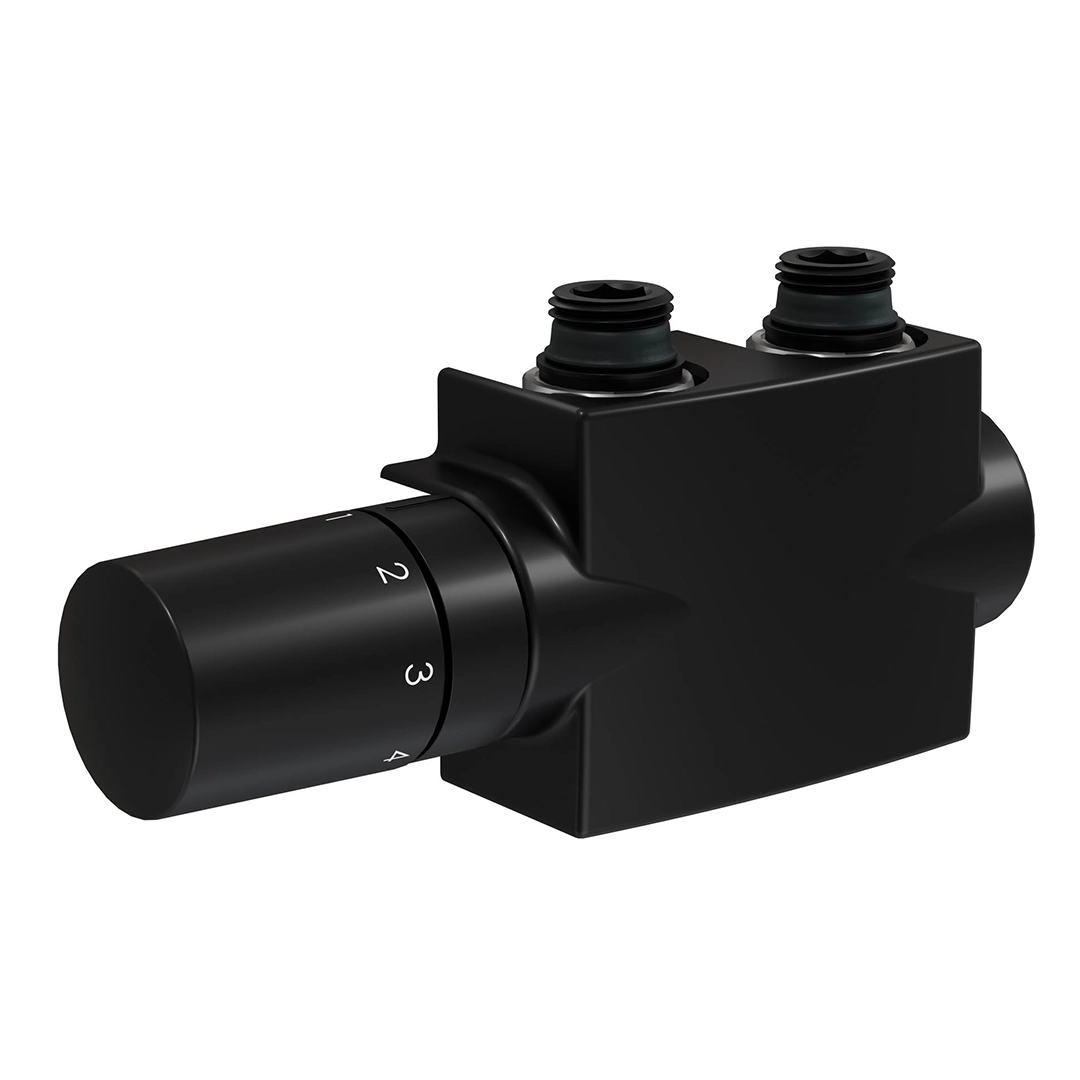 HSK Universal Multiblock Kompaktventil Mittelanschluss Eck- Durchgangsform schwarz-matt HSK Komplaktverntil Multiblock schwarz-matt 890840-68