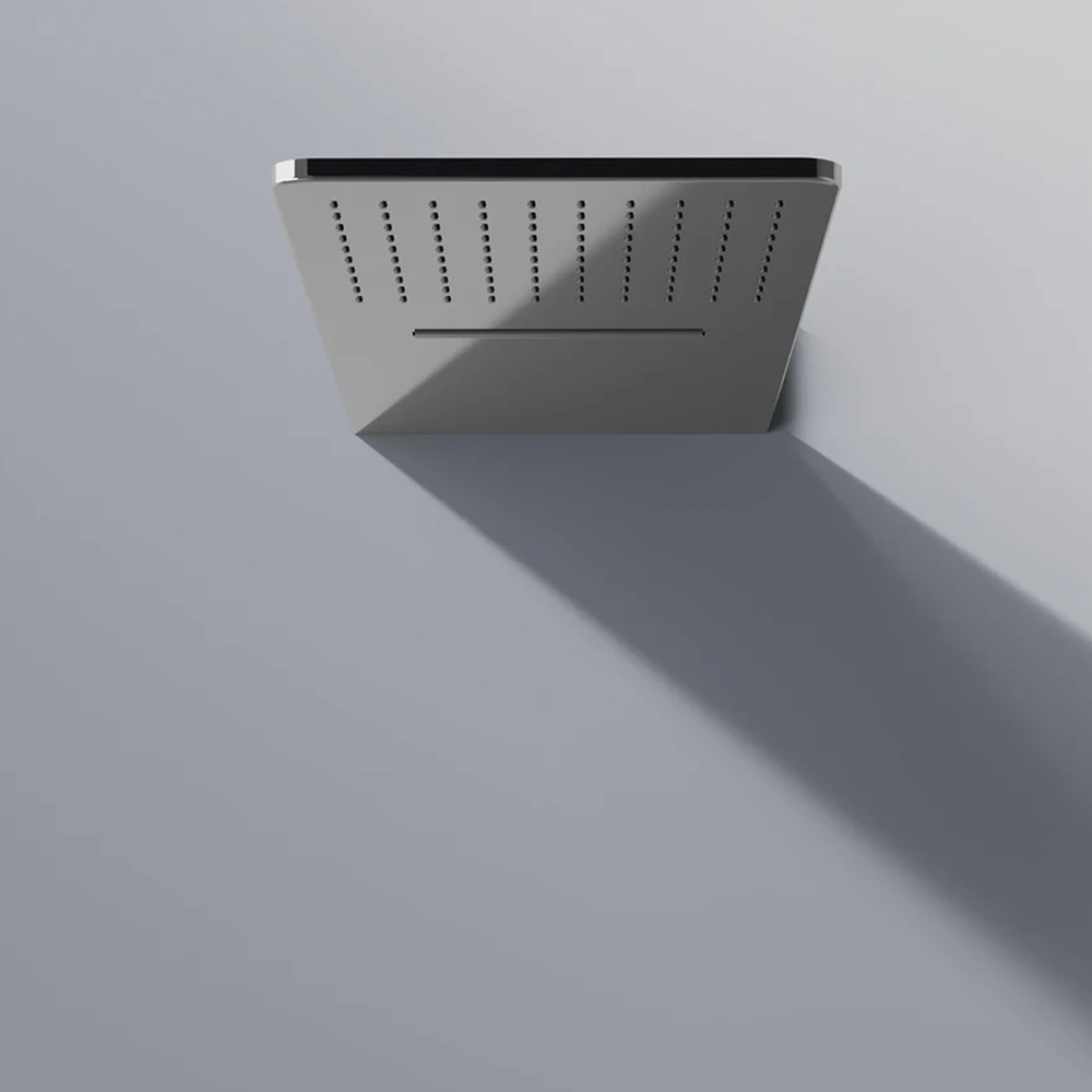 Steinberg Serie 390 Wall Rain Regenpaneel 600 mm x 250 mm Edelstahl poliert