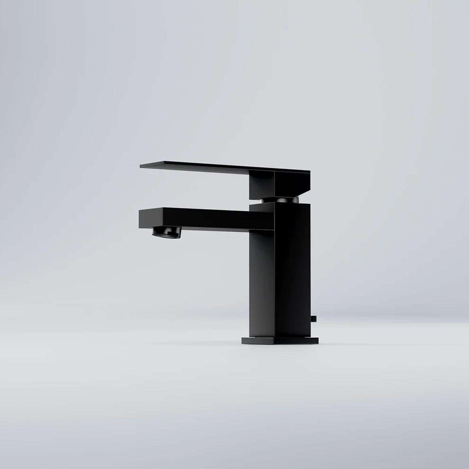 Steinberg Serie 160 Waschtisch Einhebelmischer mit Ablaufgarnitur Schwarz