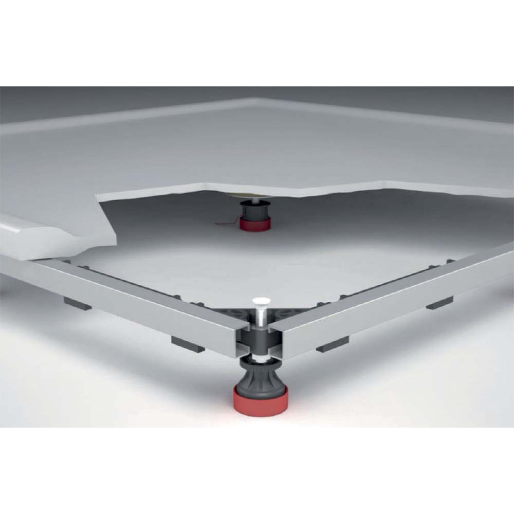 HSK Montagerahmen für Marmor-Polymer Duschwannen, H 6,5-19 cm mit Dichtset HSK Montagerahmen für Marmor-Polymer Duschwannen, H 6,5-19 cm mit Dichtset