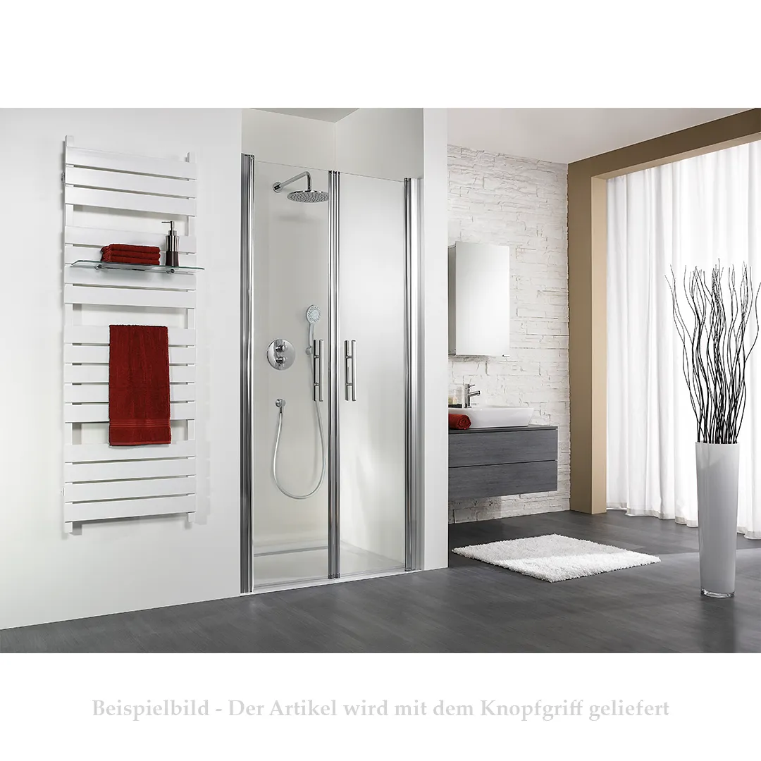 HSK EXKLUSIV Duschtür Nische 75x200cm Pergamon-Mattglas-mit Edelglasbeschichtung-Knopfgriff HSK EXKLUSIV Duschtür Nische 75x200cm Pergamon-Mattglas-mit Edelglasbeschichtung-Knopfgriff