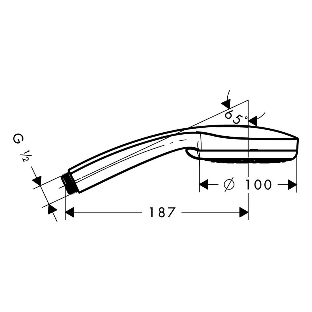 Hansgrohe Handbrause Croma 100 Multi Hansgrohe Handbrause Croma 100 Multi