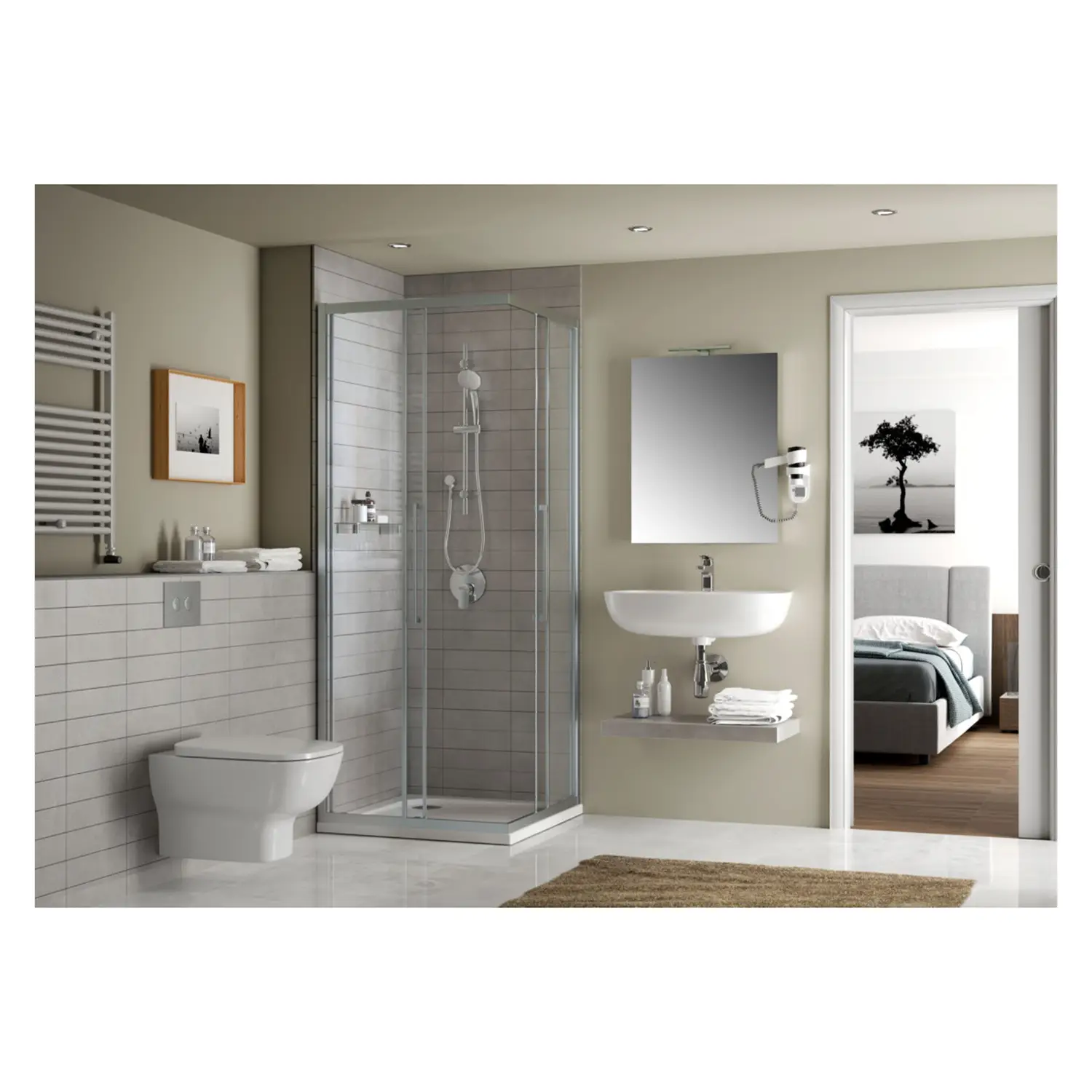 Ideal Standard Waschtischarmatur Caraflex mit Ablaufgarnitur