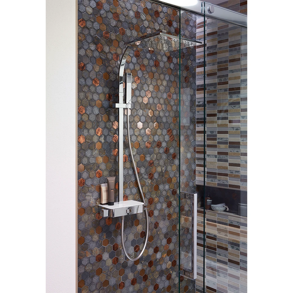 HSK Duschsystem RS 500 AquaSwitch Thermostat Eckig Ablage schwarz-Kopfbrause-400 x 400 x 2 mm superflach-Designhandbrause AquaSwitch Softcube HSK Duschsystem RS 500 AquaSwitch Thermostat Eckig Ablage schwarz-Kopfbrause-400 x 400 x 2 mm superflach-Designhandbrause AquaSwitch Softcube