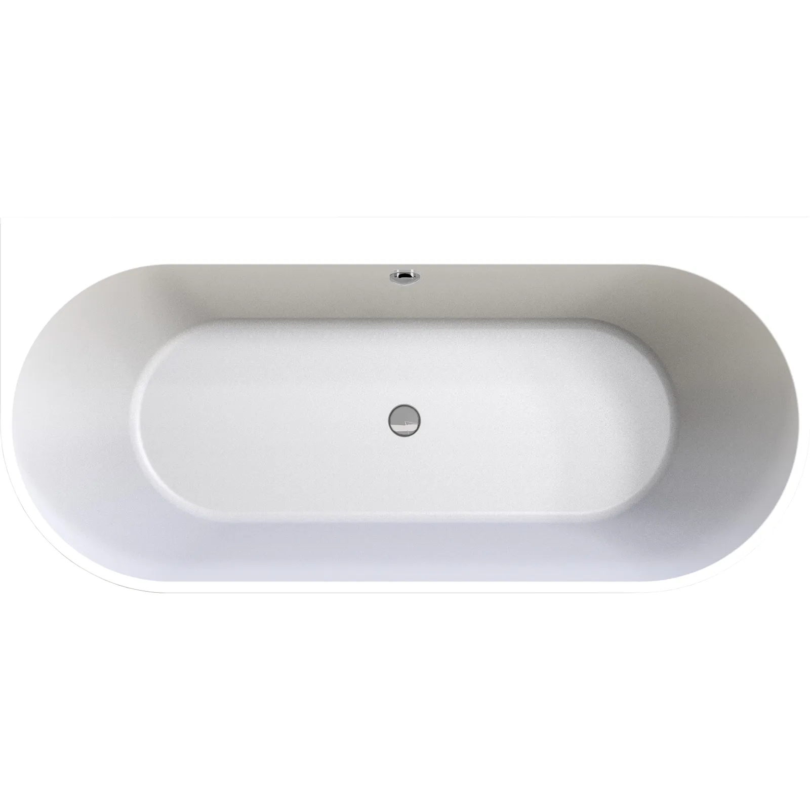 Schröder Vorwandbadewanne Themse Fine V -Weiß- 180 x 80 x 46/60 cm