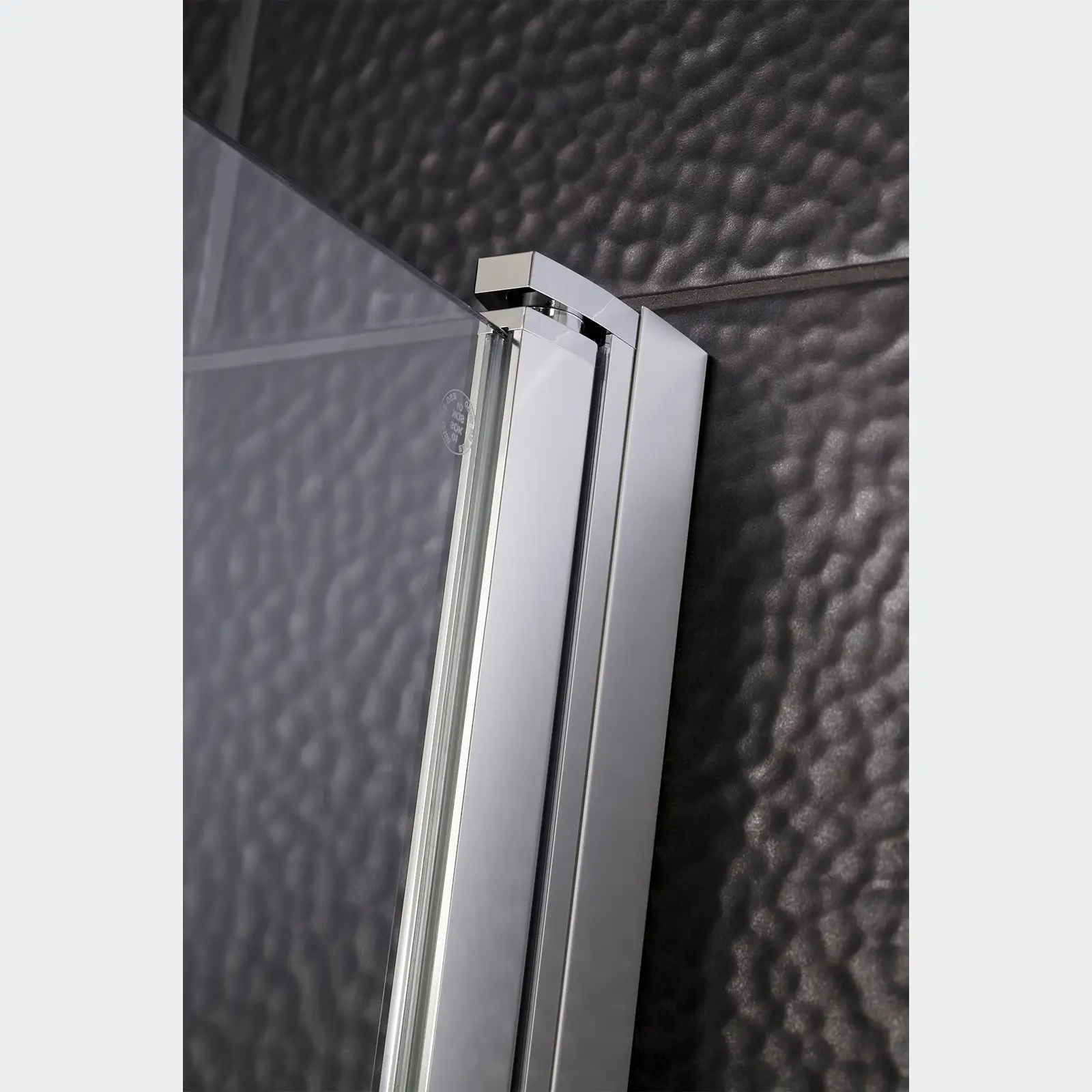 HSK Duschkabine Favorit Nova Runddusche 4-teilig pendelbar 90x120 cm R-Chrom-optik-Linea 02-mit EGB