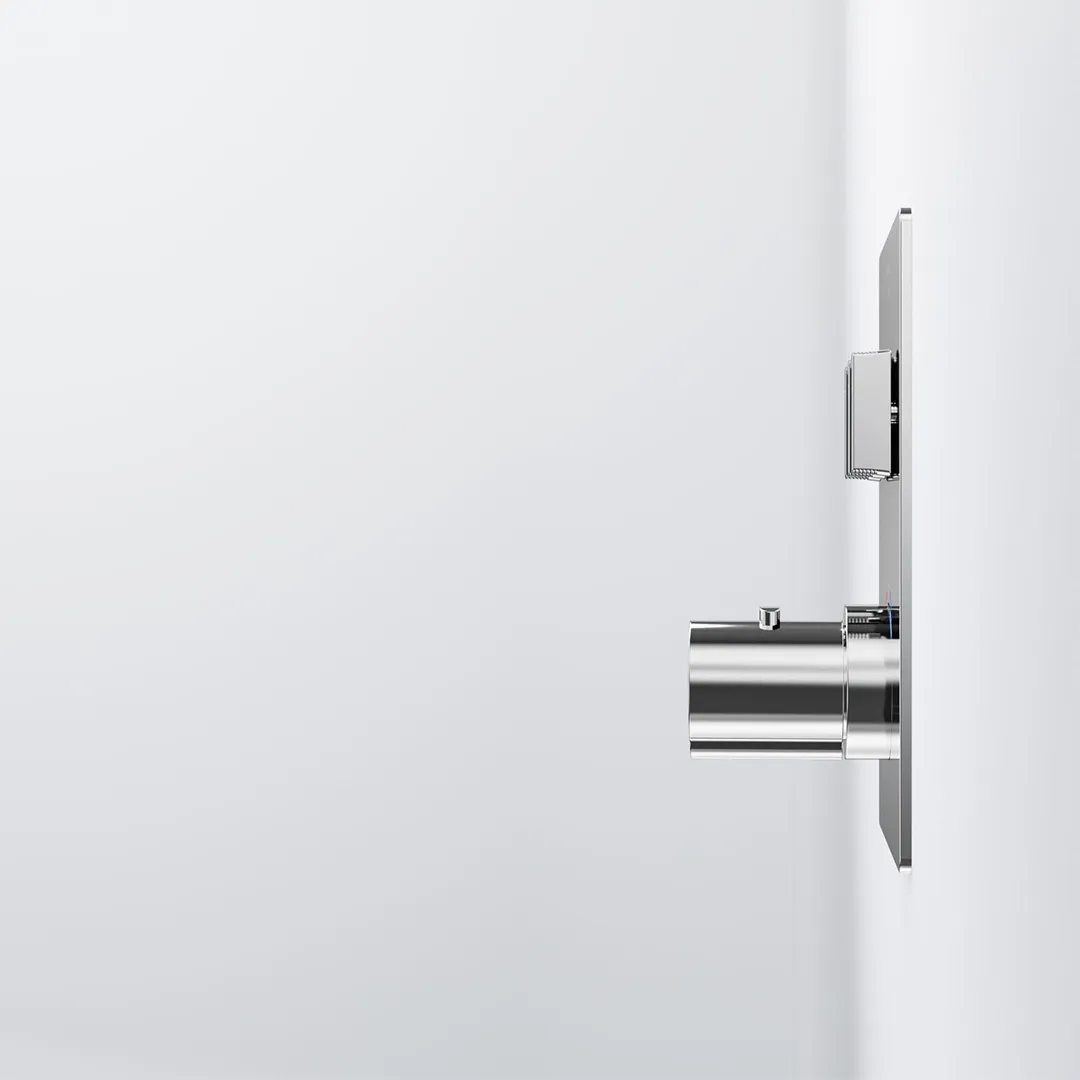 Steinberg Serie 390 für Unterputzthermostat slidetronic Chrom