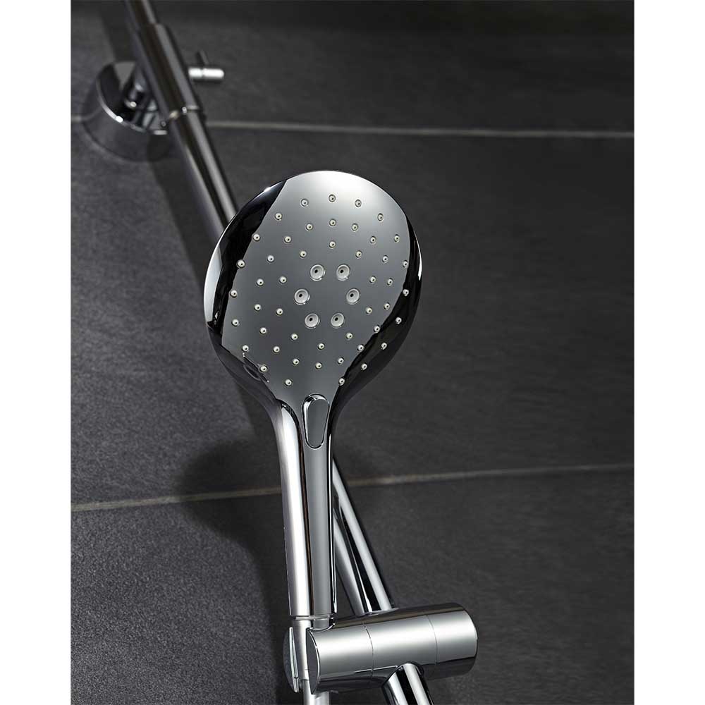 HSK Designer Handbrause AquaSwitch - Rund mit Brauseschlauch