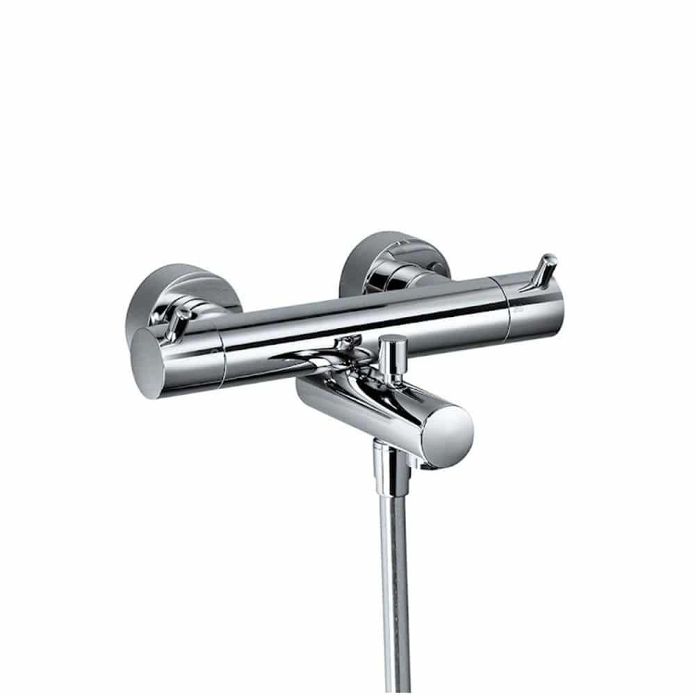 HSK Armaturenlinie Rund - Aufputz-Sicherheits-Badewannenthermostat chrom Dusch- Badewannenarmatur HSK Armatur Rund 1100008