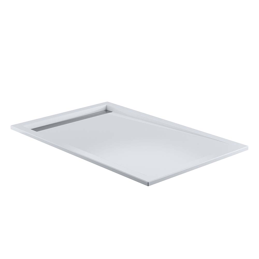 HSK Acryl Duschwanne - rechteckig - mit Ablaufrinne schmal - superflach 80 x120 cm weiß HSK Acryl Duschwanne - rechteckig - mit Ablaufrinne schmal - superflach 80 x120 cm weiß