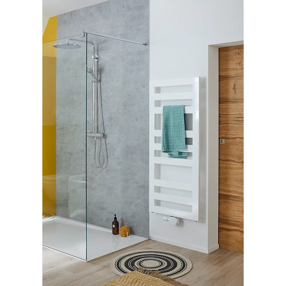 HSK Semprio Handtuchheizkörper Design Badheizkörper 1380 x 600 mm-manhattan-grau HSK Semprio Handtuchheizkörper Design Badheizkörper 1380 x 600 mm-manhattan-grau