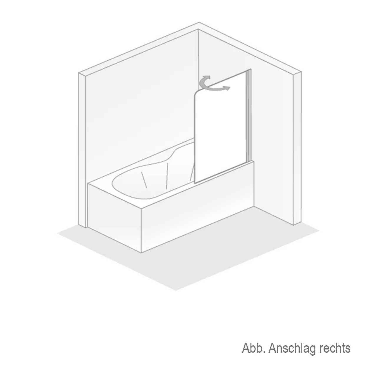 HSK Badewannenaufsatz Favorit Nova 1-teilig pendelbar 140x80cm-RA-Alu Silber-matt-Klar hell HSK Badewannenaufsatz Favorit Nova 1-teilig pendelbar 140x80cm-RA-Chrom-optik-Linea 02-mit Edelglasbeschichtung