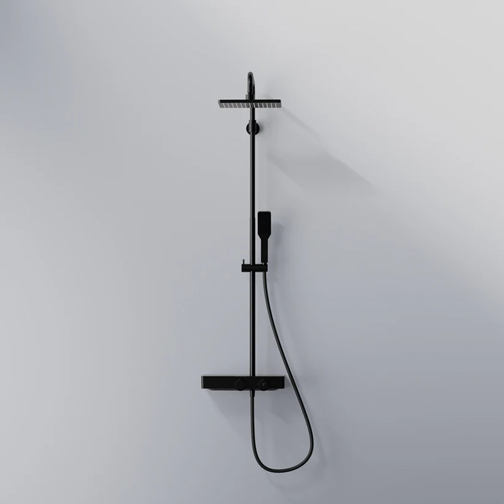 Steinberg Serie 390 Duschsystem Brausenset Schwarz-matt Steinberg Serie 390 Duschsystem Brausenset Schwarz-matt
