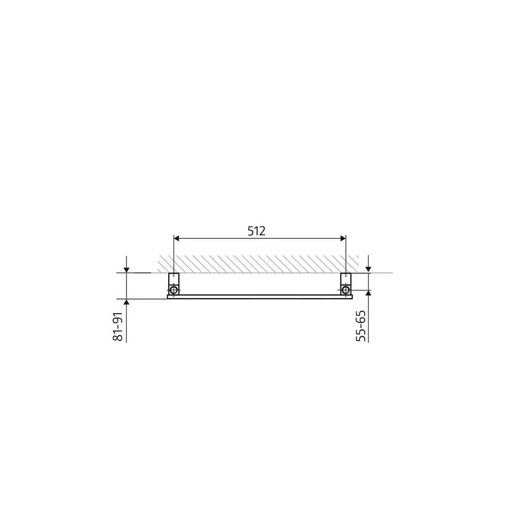 HSK Lavida Badheizkörper Paneel Heizkörper 1520 x 550 mm-sandstein