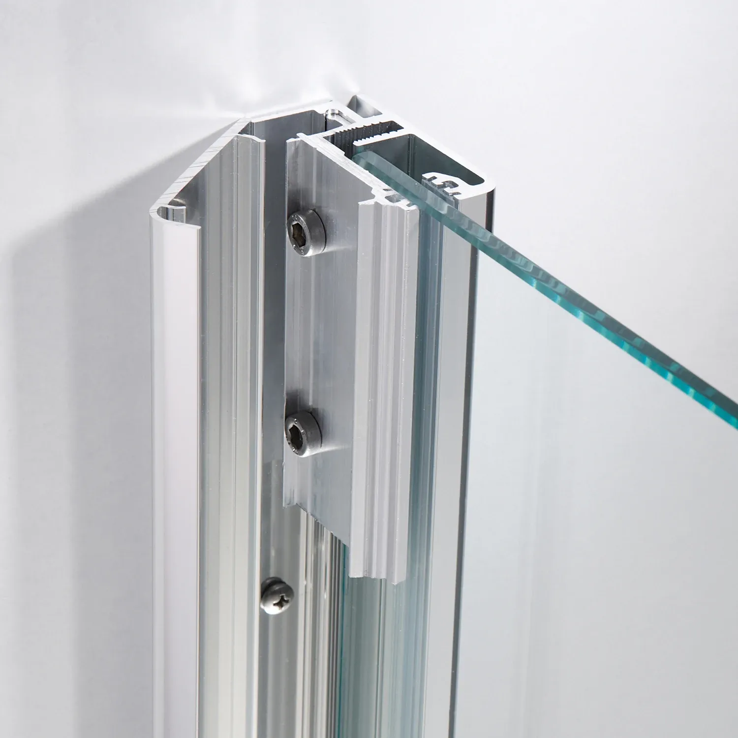 HSK Aperto PRO Pendeltür Nische-Breite 75cm-LA-Klar hell-Chrom-Optik HSK Aperto PRO Pendeltür Nische-Breite 120cm-RA-TwinSeal-Bodennebel-Gunmetal gebürstet