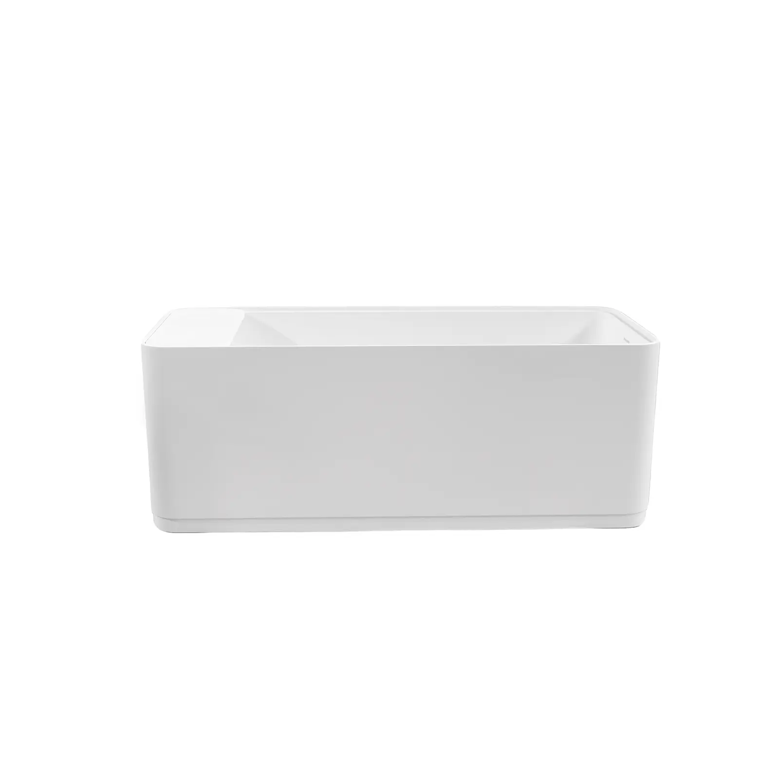 Golem Comfort freistehende Mineralguss Designbadewanne 160x73,5x59,5cm mit Schürze