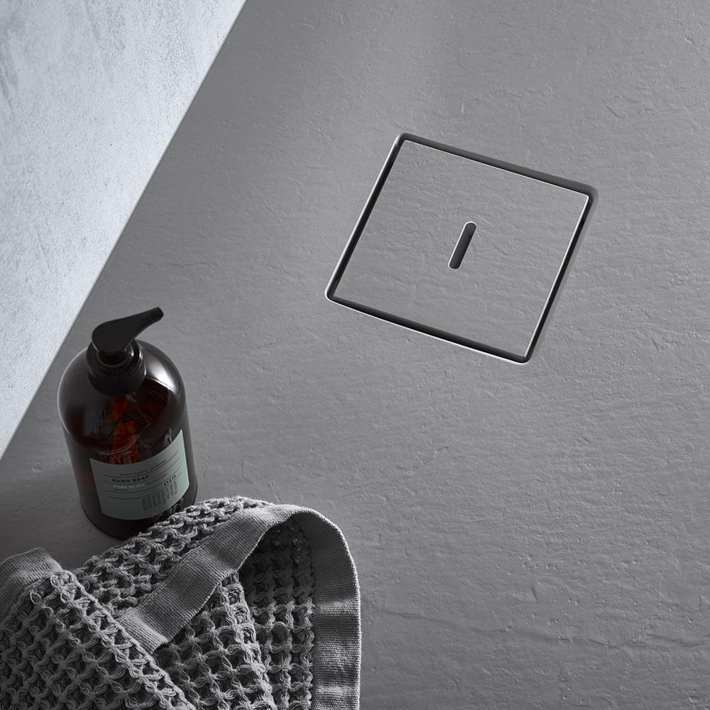 HSK Marmor-Polymer Rechteck Duschwanne Steinoptik 75 x 120 cm-steingrau-ohne AntiSlip-Beschichtung HSK Marmor-Polymer Rechteck Duschwanne Steinoptik 75 x 120 cm-steingrau-ohne AntiSlip-Beschichtung